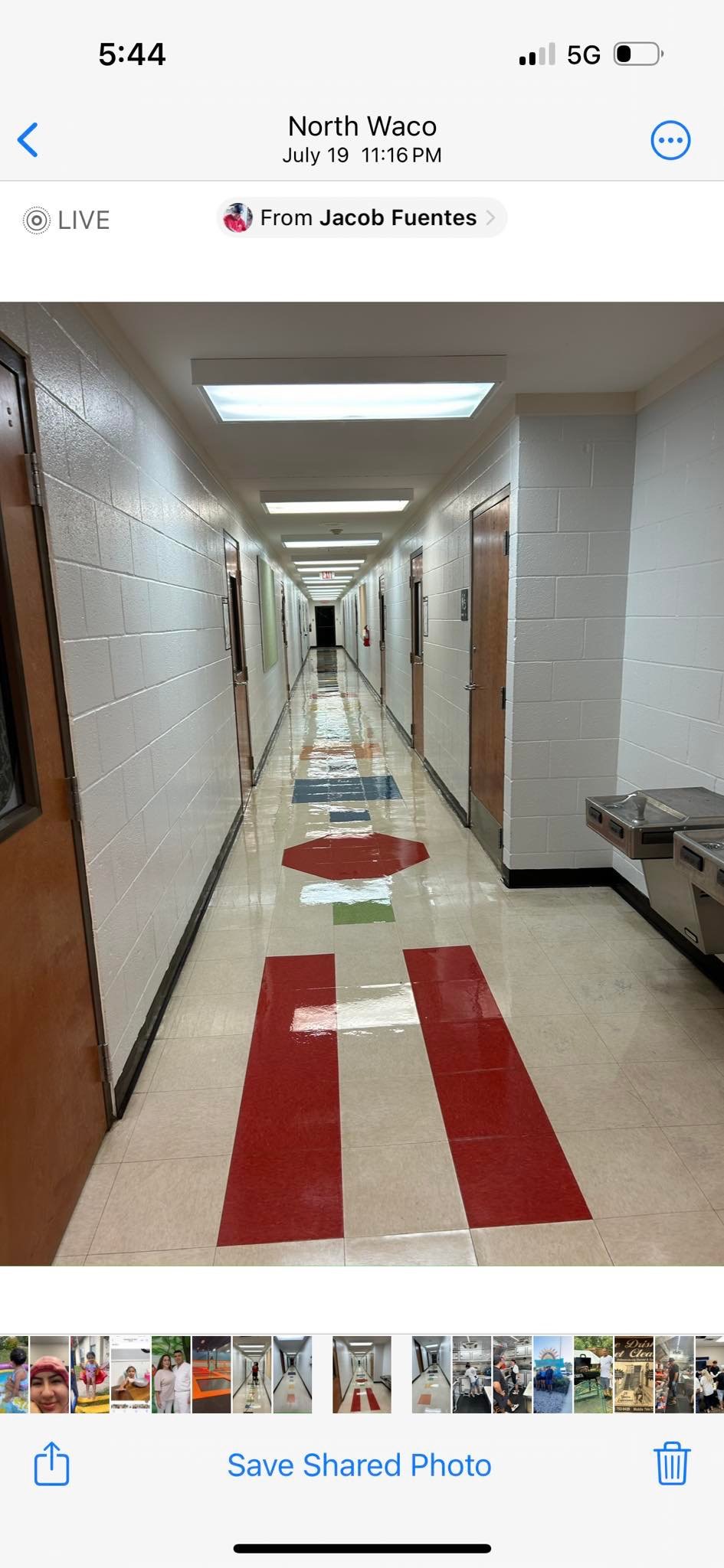 Completed flooring make-ready project